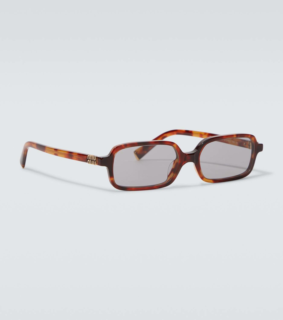 Miu Miu Logo rectangular sunglasses