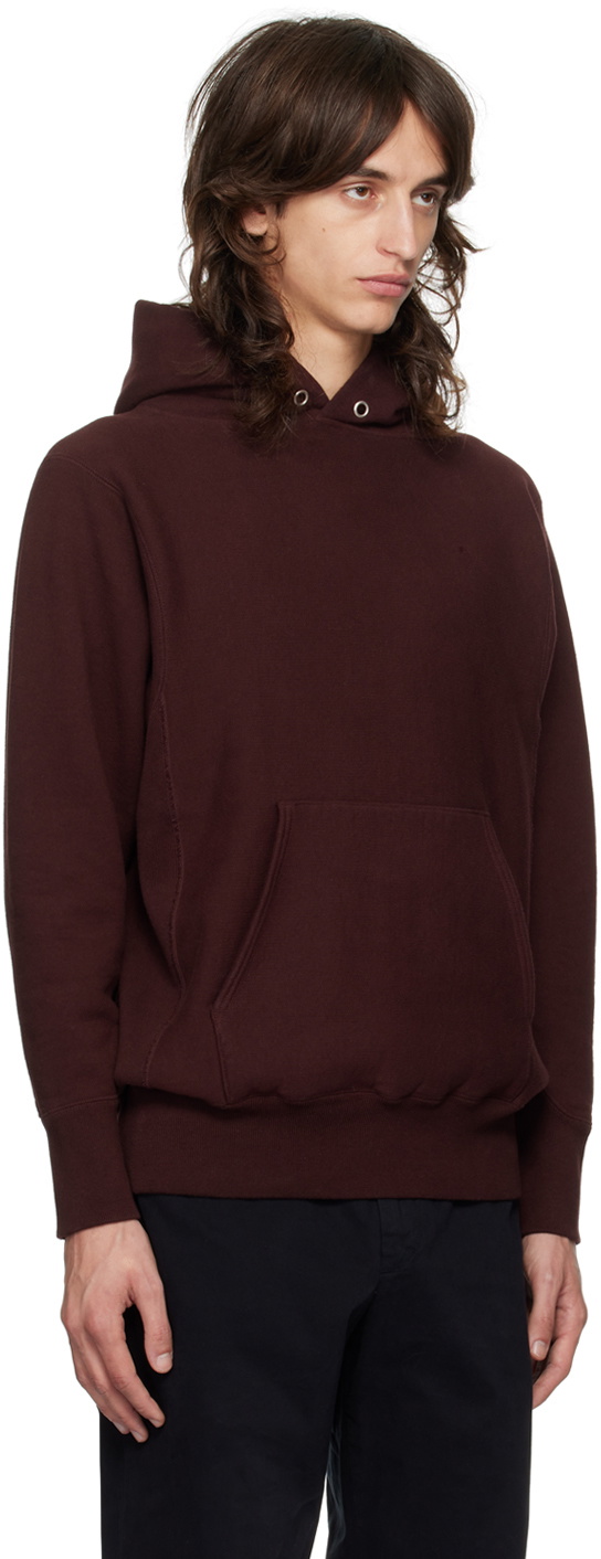 ATON Burgundy Natural Dyed Urake Hoodie