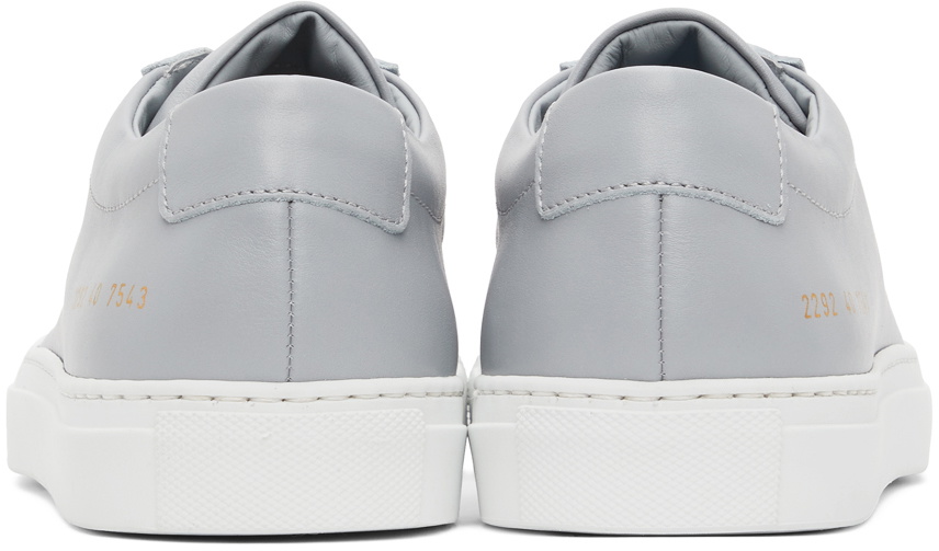 ◆Common Projects ◆ Original Achilles Low Sneakers Grey 370 Gray Original Achilles Low Sneakers by Common Projects on Sale