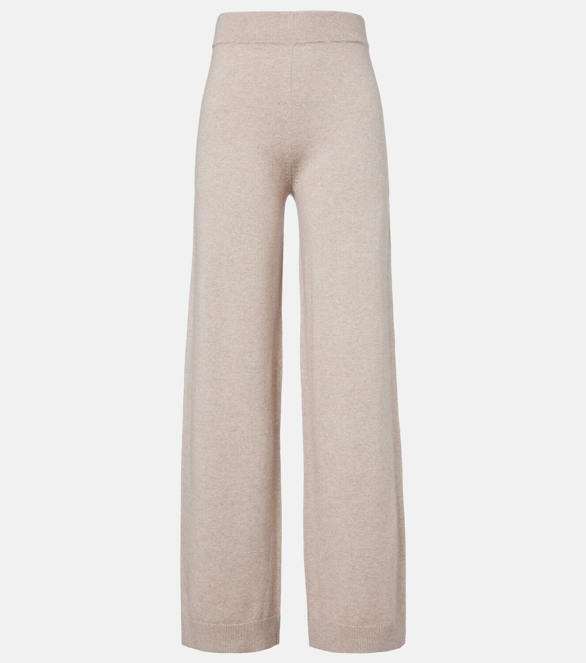 Jardin des Orangers Cotton and cashmere wide-leg pants
