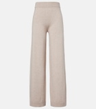 Jardin des Orangers Cotton and cashmere wide-leg pants