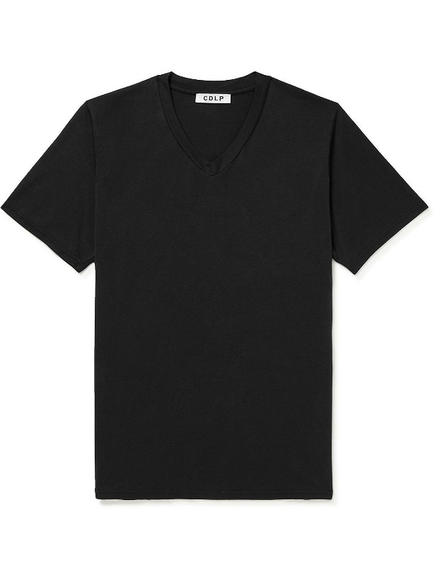 Photo: CDLP - Lyocell and Pima Cotton-Blend T-Shirt - Black