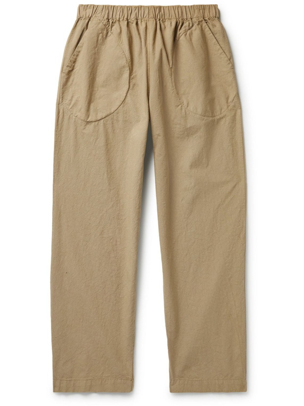 Photo: Barena - Wide-Leg Cotton Trousers - Neutrals