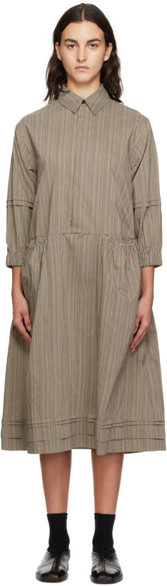 Photo: Toogood Black & Beige 'The Editor' Midi Dress