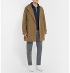 Hartford - Carter Oversized Cotton-Twill Hooded Coat - Men - Beige