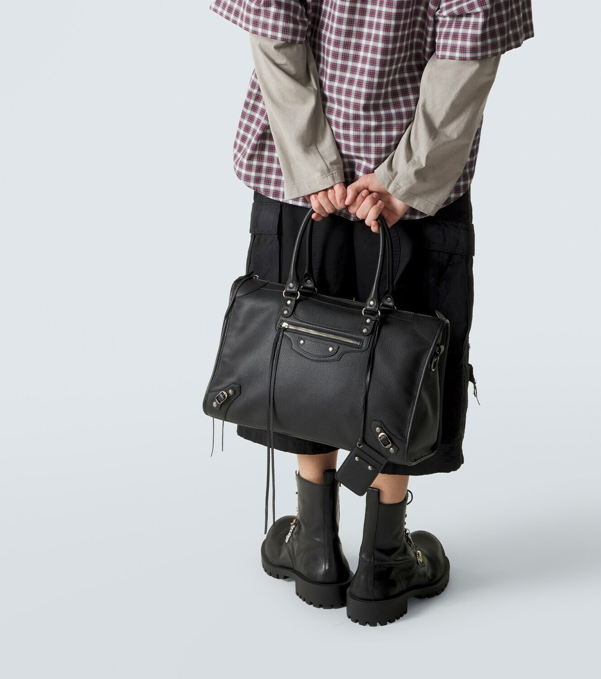 Balenciaga Le City Business leather duffel bag