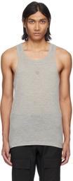 MISBHV Gray 'The M' Tank Top