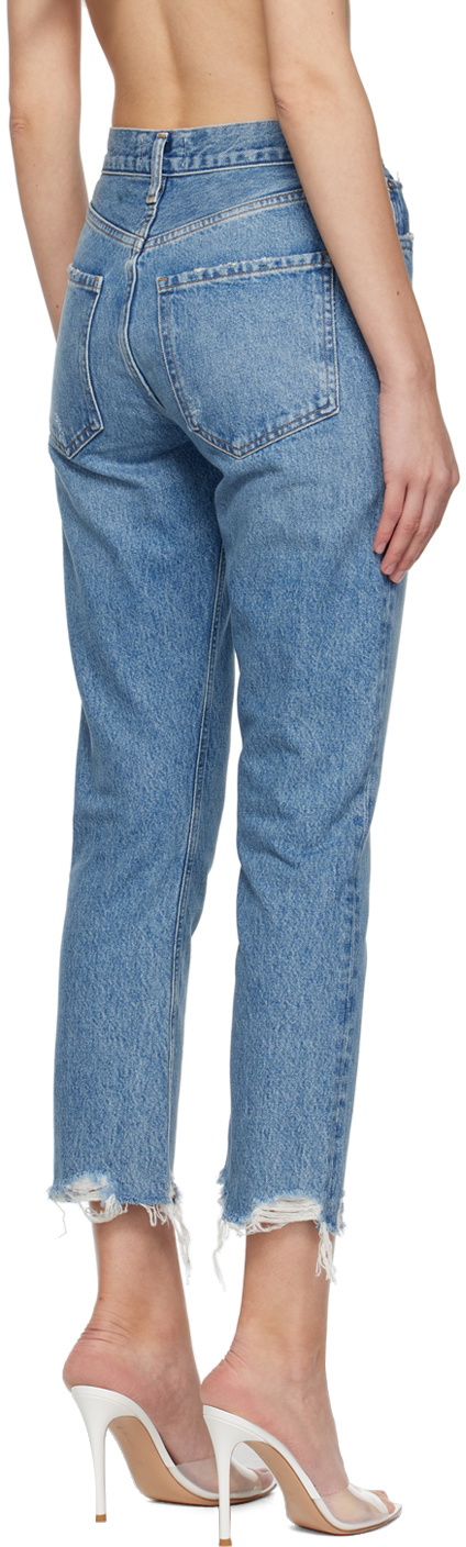 AGOLDE Blue Riley Jeans AGOLDE
