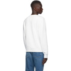 Maison Margiela Off-White Logo Crewneck Sweatshirt