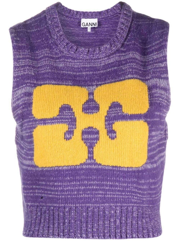 Photo: GANNI - Logo Wool Vest