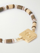 éliou - Kin Gold-Plated, Enamel and Freshwater Pearl Bracelet