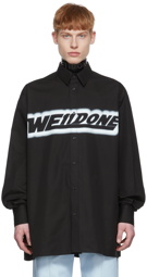 We11done Black Cotton Shirt