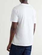 Valentino Garavani - Logo-Embroidered Cotton-Jersey T-Shirt - White