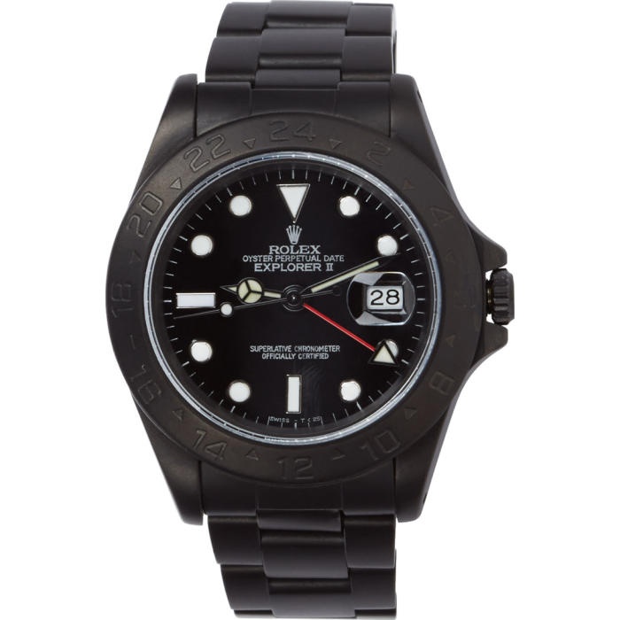 Photo: Black Limited Edition Matte Black Limited Edition Rolex Explorer II Watch