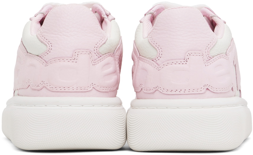 Alexander Wang Pink & Off-White Puff Pebble Leather Sneakers