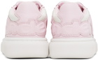 Alexander Wang Pink & Off-White Puff Pebble Leather Sneakers