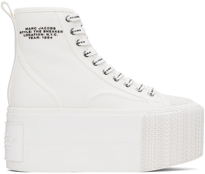 Photo: Marc Jacobs White 'The Platform High Top' Sneakers