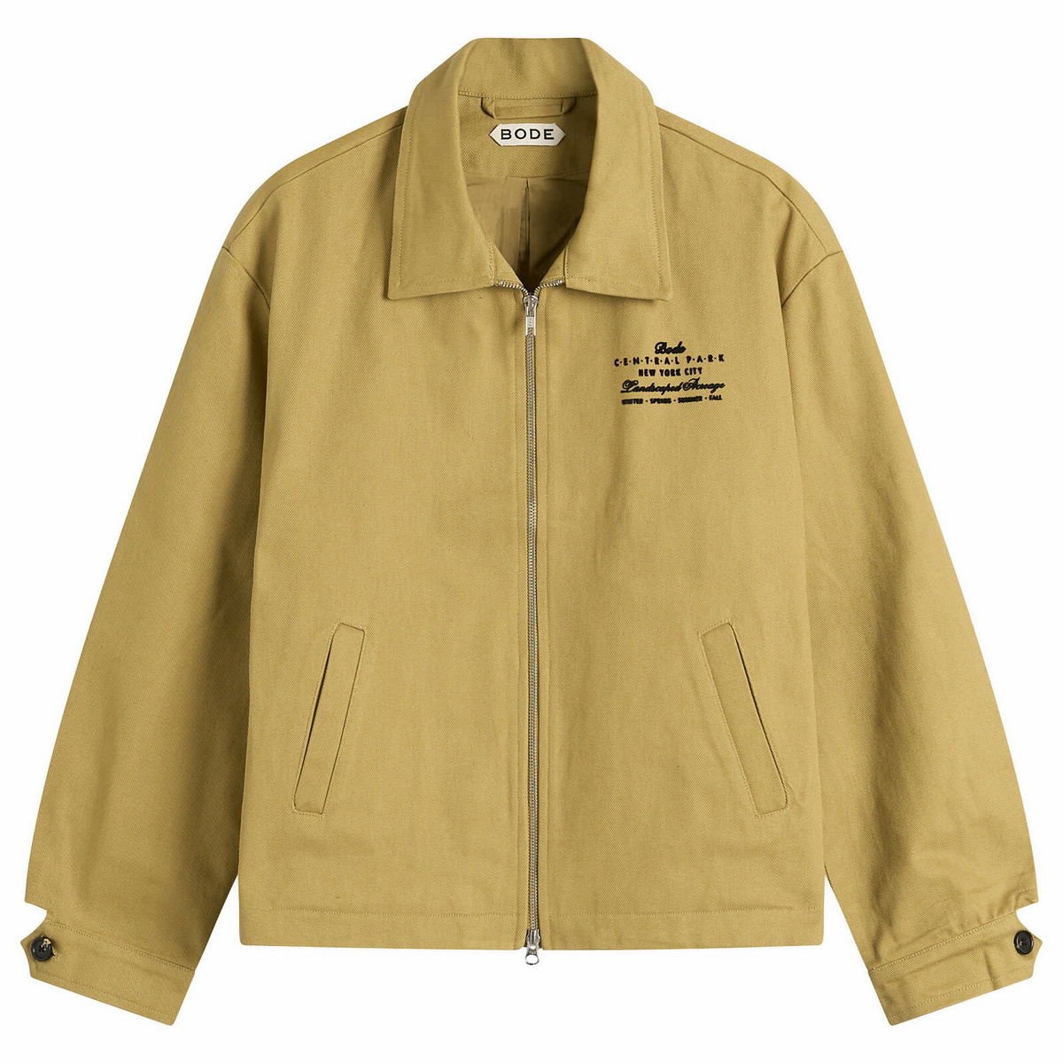 Bode Men's Donkey Party Jacket in Ecru Multi Bode