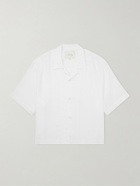 Studio Nicholson - Convertible-Collar Linen Shirt - White