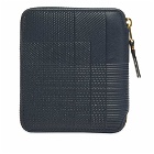 Comme des Garçons SA2100LS Intersection Wallet in Navy