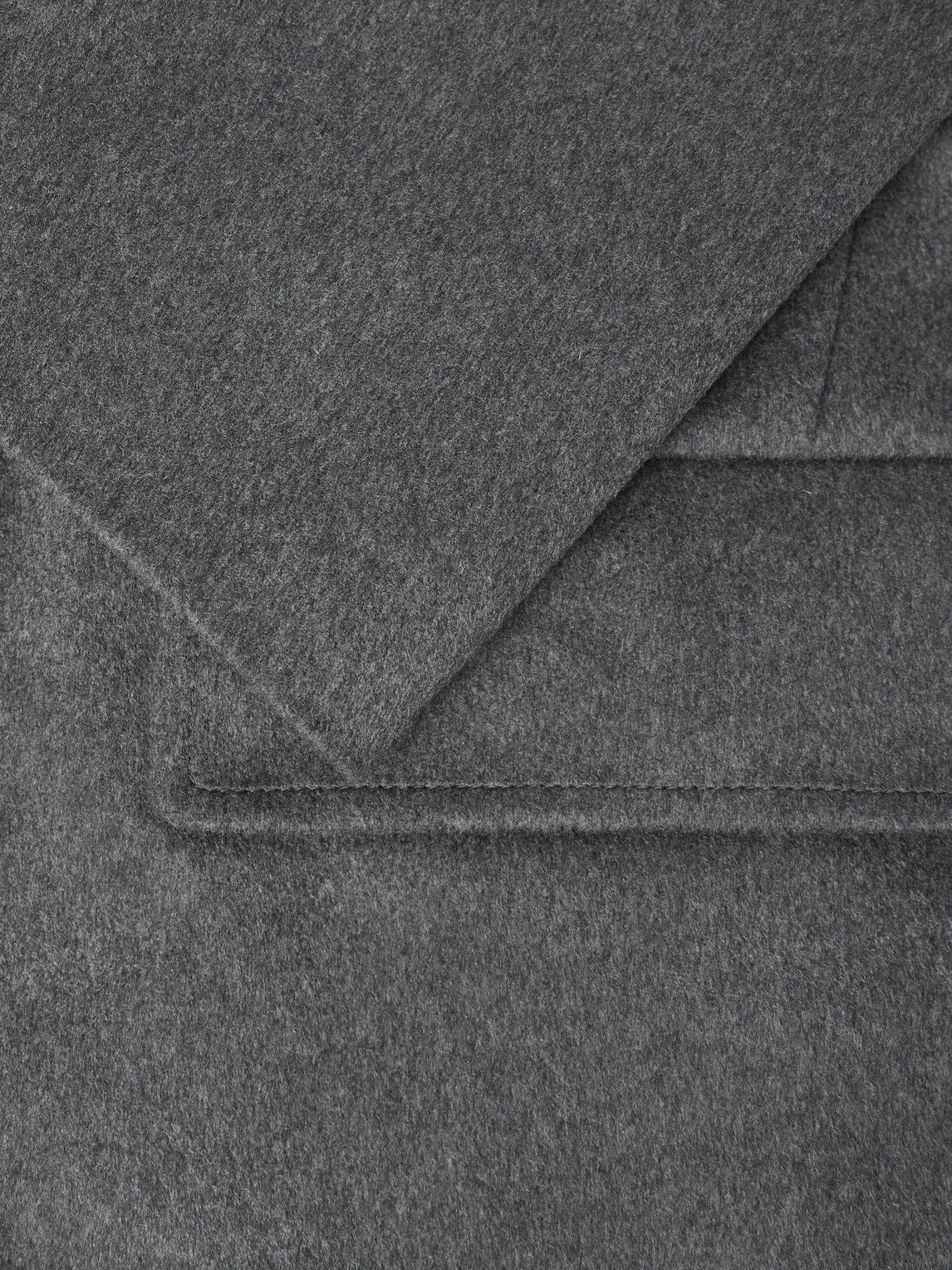 Incotex - Incotex Montedoro Brushed Wool-Blend Coat - Gray