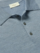 Altea - Virgin Wool Polo Shirt - Blue