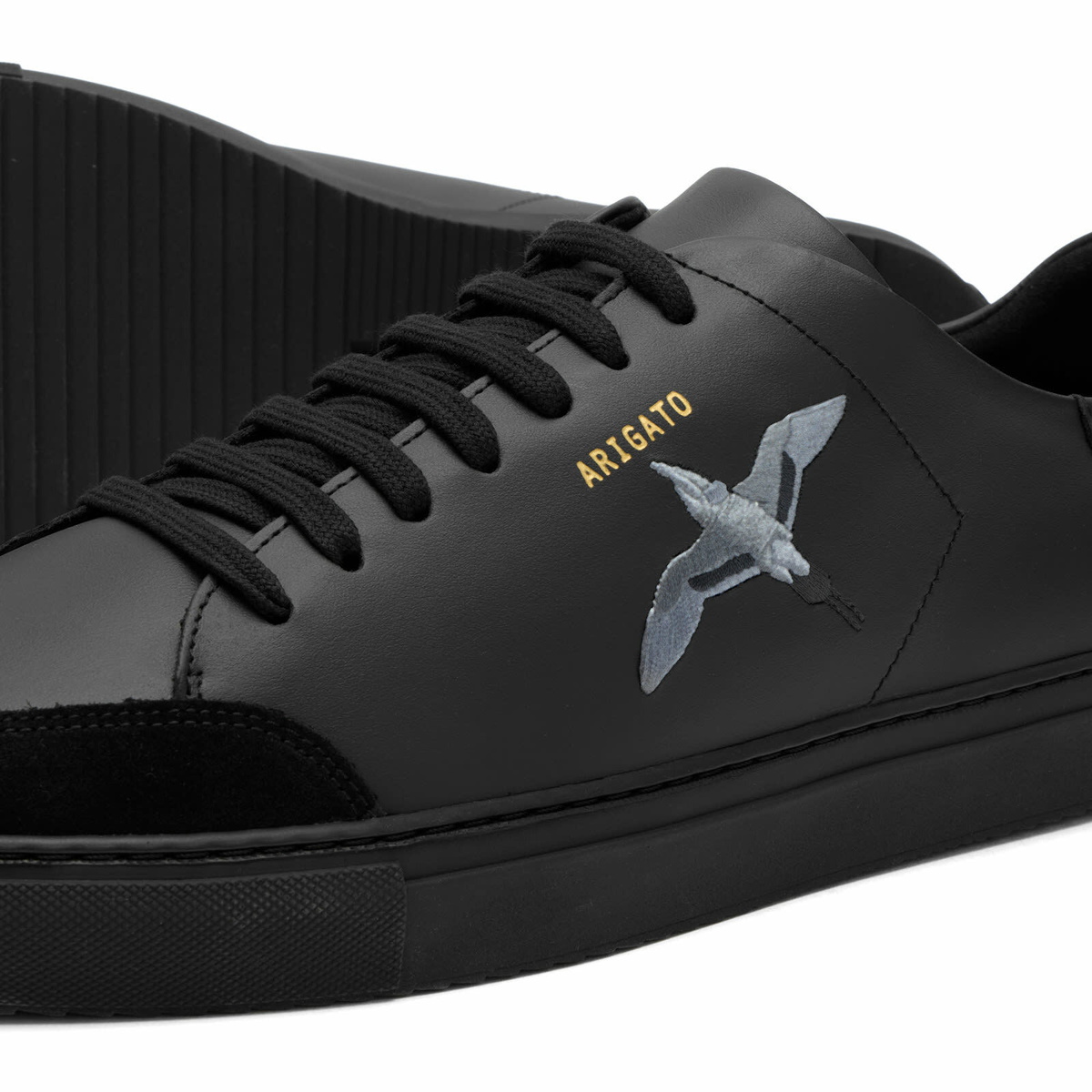 Axel Arigato Men's Clean 90 B Bird Sneaker in Black/Black