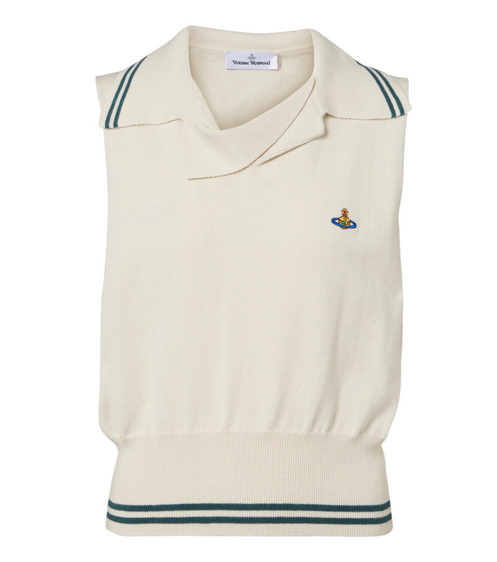Photo: Vivienne Westwood Doubletake cotton and cashmere polo shirt
