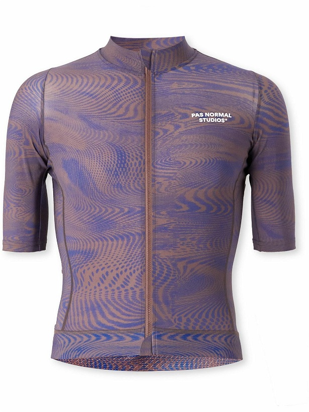 Photo: Pas Normal Studios - Essential Printed Cycling Jersey - Purple
