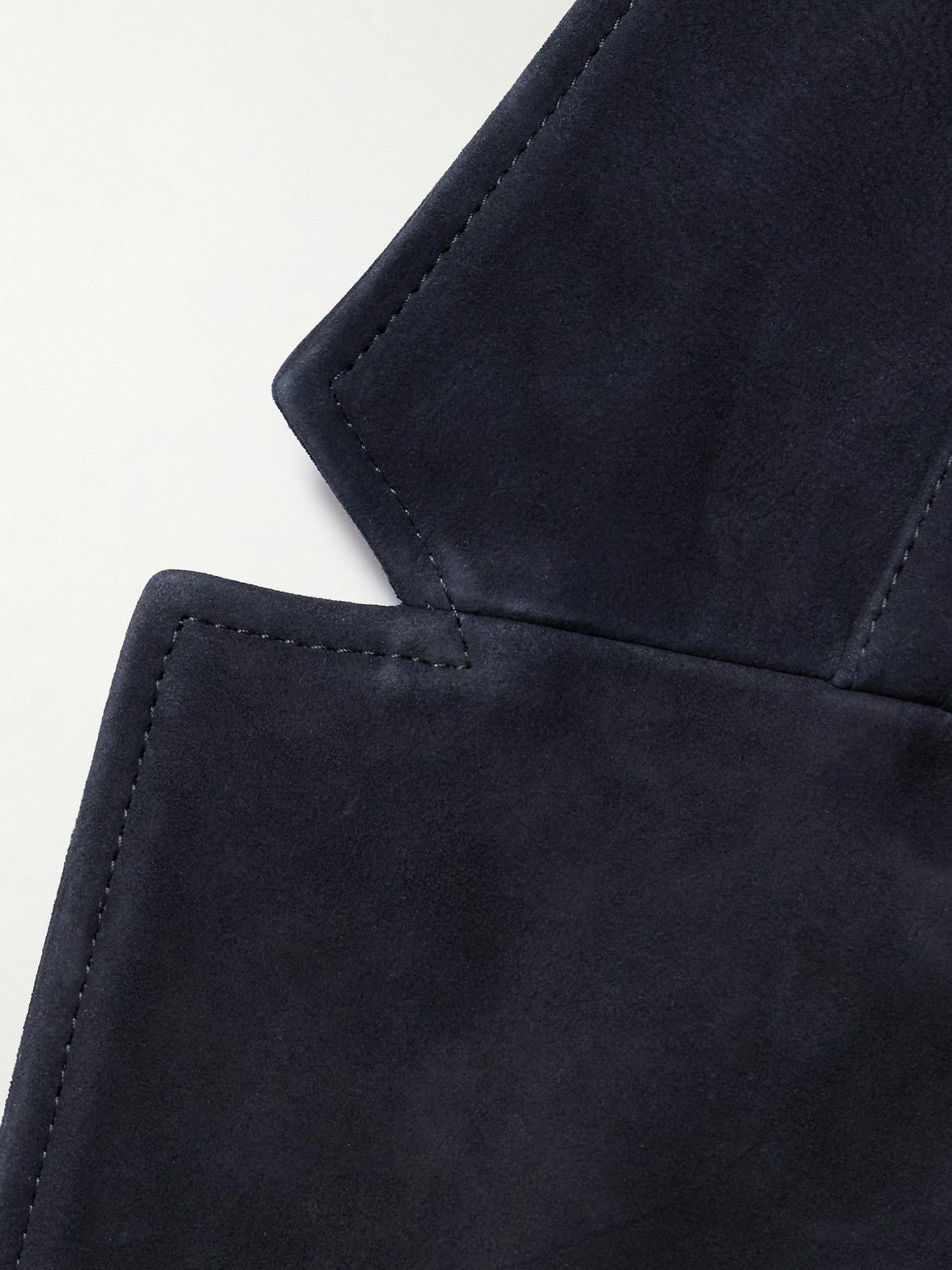Mr P. - Suede Blazer - Blue