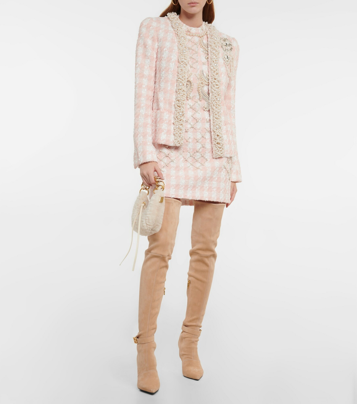 Balmain - Embellished tweed jacket Balmain