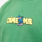 Dime Men's Chenille Crayon Crew Sweat in Green