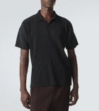Homme Plissé Issey Miyake Basics pleated polo shirt