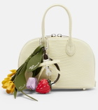 Self-Portrait Lizard Small leather top-handle bag