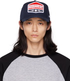 Dsquared2 Navy Embroidered Cap