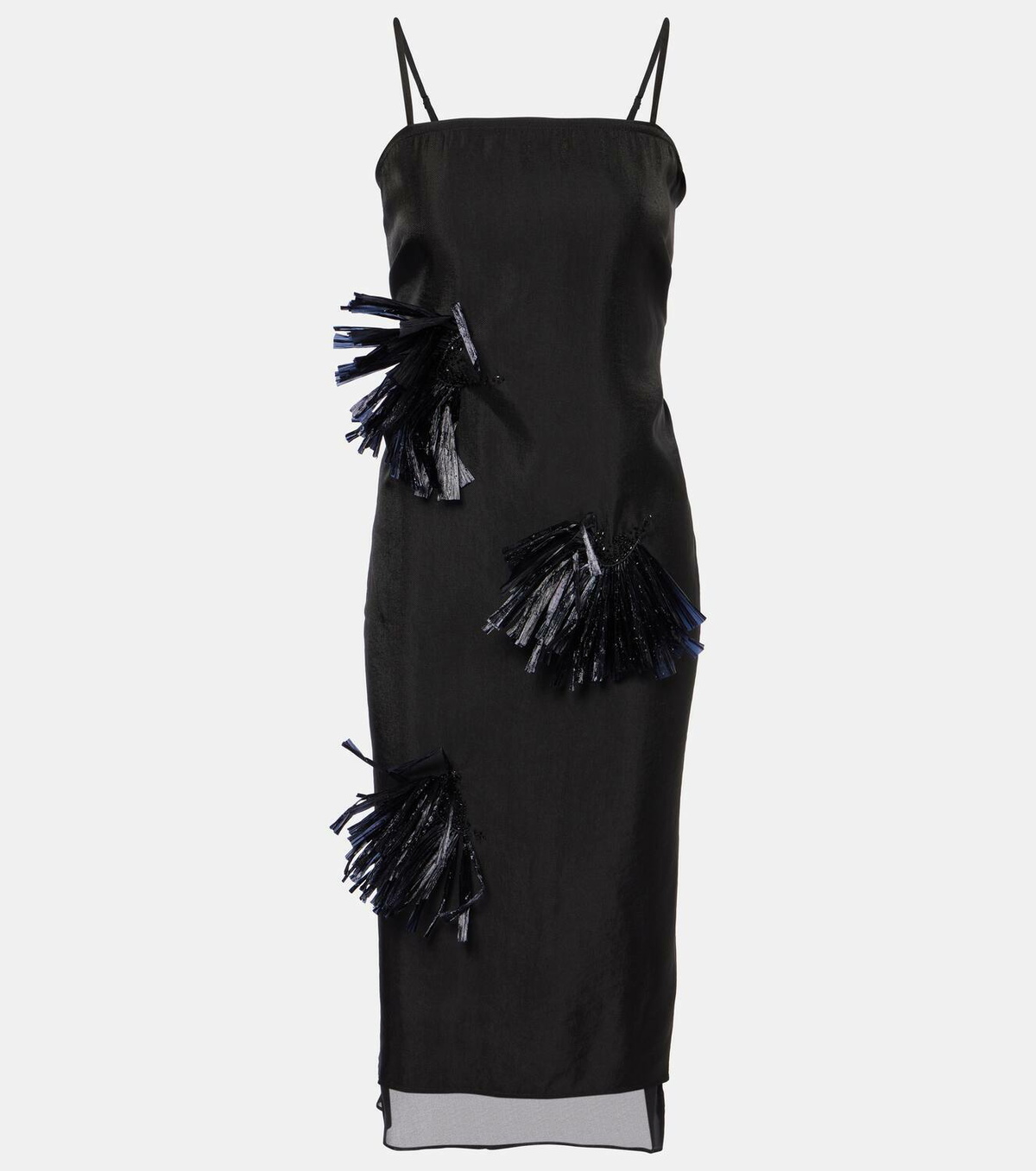 Jacques Wei Embroidered maxi dress