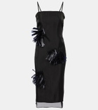 Jacques Wei Embroidered maxi dress