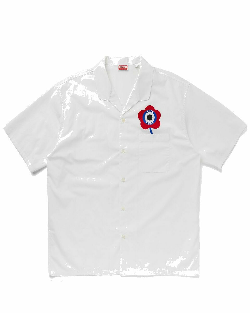 Photo: Kenzo Kenzo Target Ss Shirt White - Mens - Shortsleeves