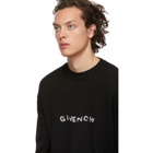 Givenchy Black Stitch Logo Sweater