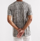 Isabel Marant - Zafferh Printed Linen T-Shirt - Neutrals