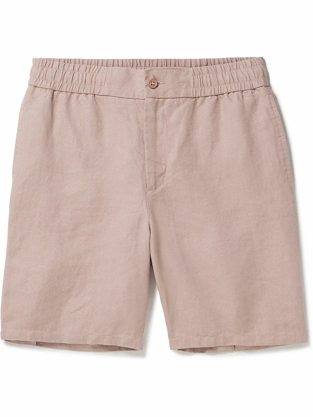 Photo: Orlebar Brown - Cornell Slim-Fit Linen Shorts - Pink