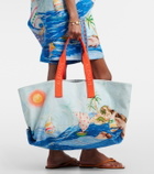 Alémais Printed cotton canvas tote bag