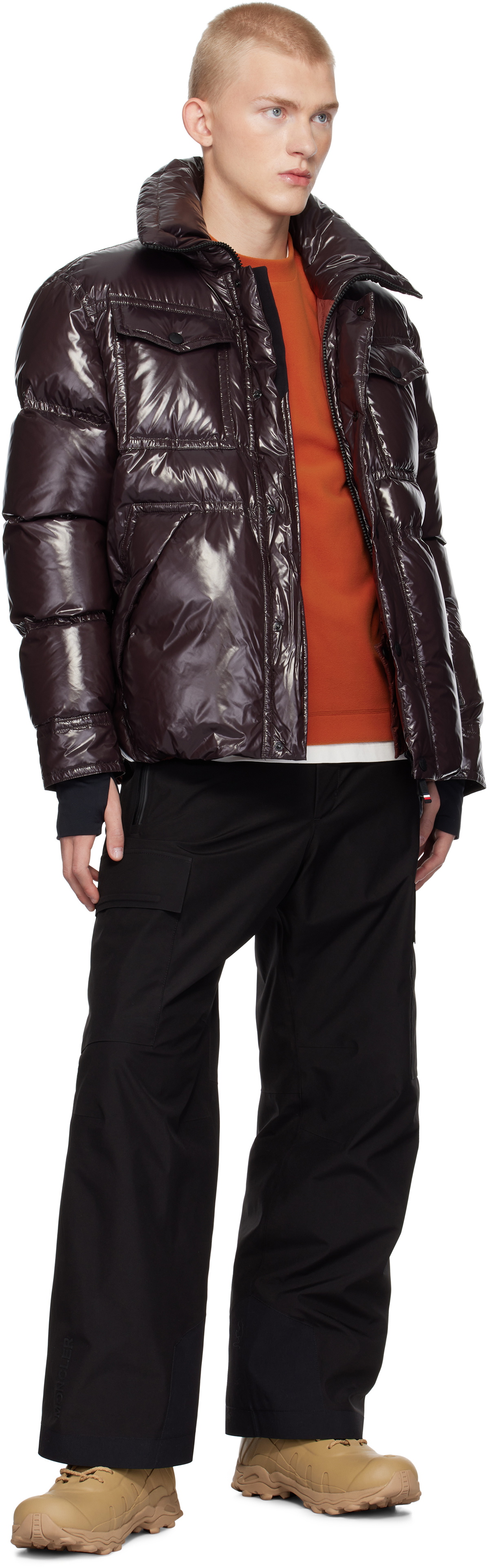 Moncler Grenoble ダブルフェイステディジャケット Moncler Grenoble Padded zip-up Jacket | Black | FARFETCH