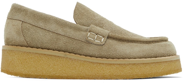 Photo: Maison Margiela Green Suede Loafers