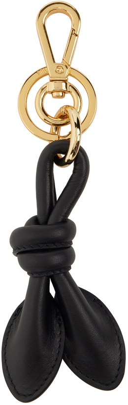 Photo: Jacquemus Black Les Classiques 'Le Porte-cles Tournis' Keychain