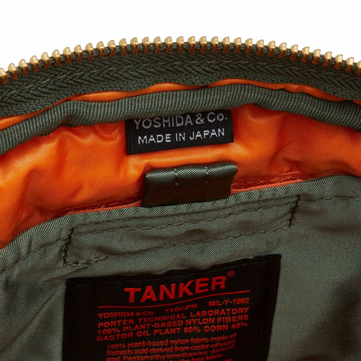 Porter-Yoshida & Co. Tanker Shoulder Bag in Sage Green 