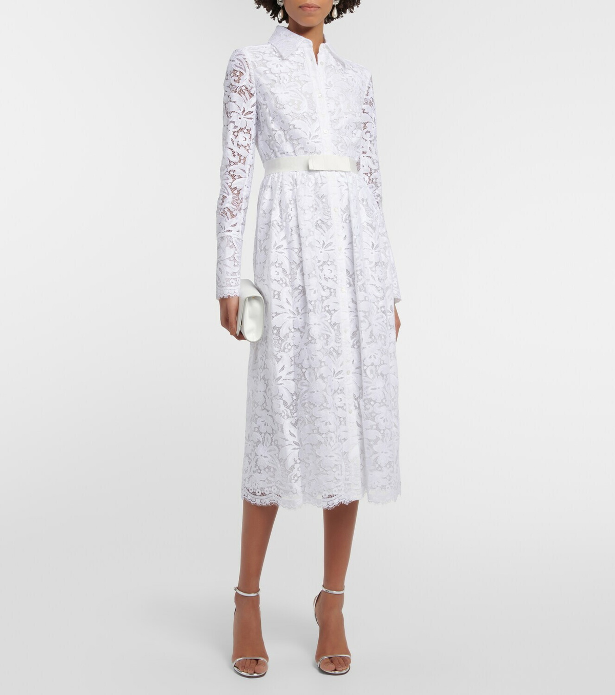 Erdem - Corrine lace shirt dress Erdem