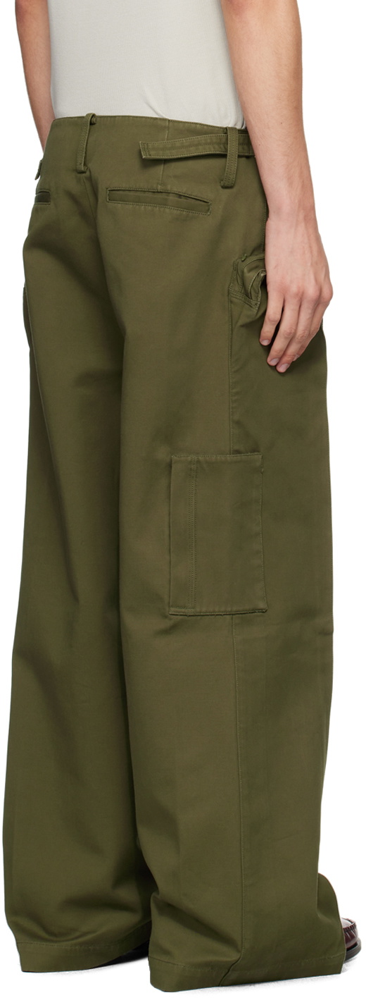 Fax Copy Express Khaki Oversized Cargo Pants