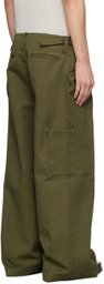 Fax Copy Express Khaki Oversized Cargo Pants