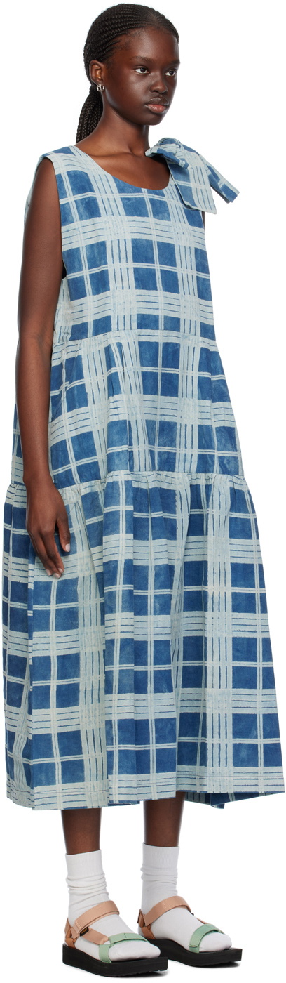 Story mfg. Blue Alice Midi Dress